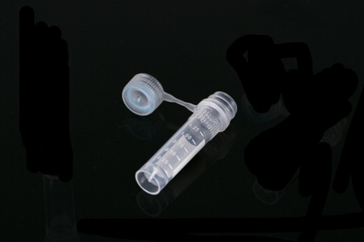 FA002B-3 1.25ml W/Chain Flat Bottom Cryogenic Tube